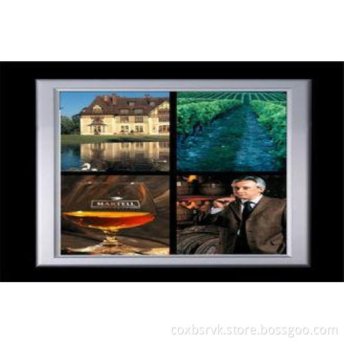 Backlit Dynamic Led Light Box , Wall Mounted Street Display